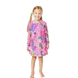 Lilly Pulitzer Girls Beach Combed Dress in Best of Friends Size 8-10